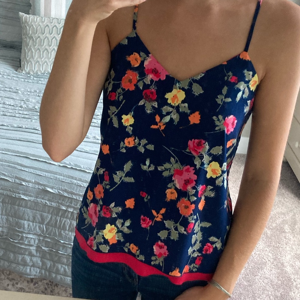Express Reversible Tank Top - Floral and Pink